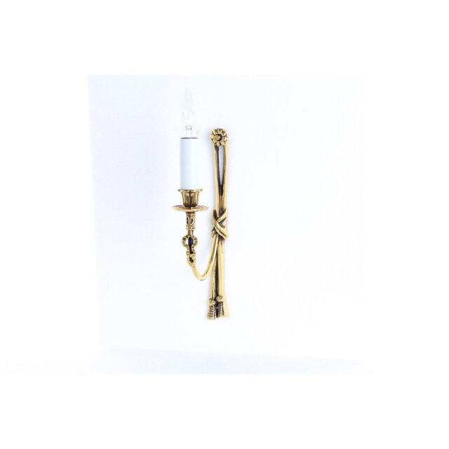 Ilyan 1 - Light Dimmable Polished Brass Candle Wall Light