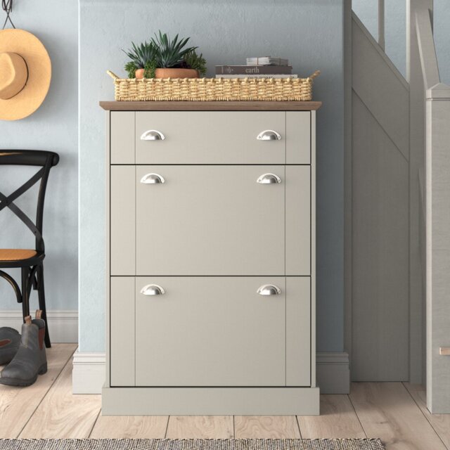 Brielle 12 Pair Shoe Storage Cabinet