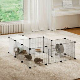 Pet Pen 14 Panel Puppy Rabbit Kitten Playpen Indoor Enclosure Run Cage