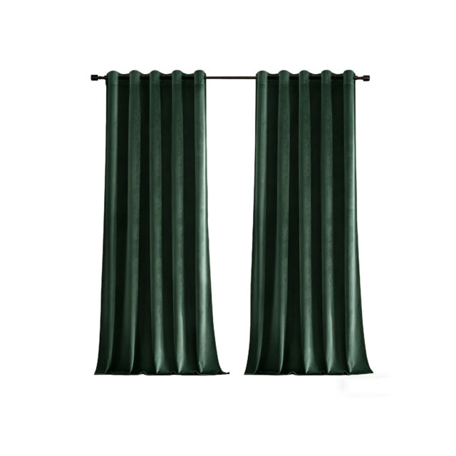 Velvet Room Darkening Curtain Panel Pair