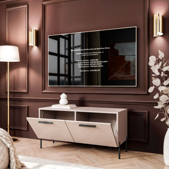 "Unfinished TV Stand for TVs up to 60"""