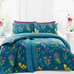 Ingrid Polyester Floral Duvet Cover Set with Pillowcases Included