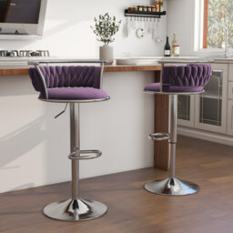 Christal Height Adjustable Swivel Bar Stool