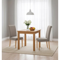 2 - Person Solid Oak Dining Set