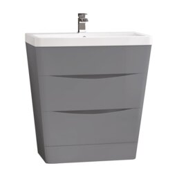 Avants 800 mm Bathroom Free-standing Vanity Unit Cabinet Basin Sink Storage Furniture