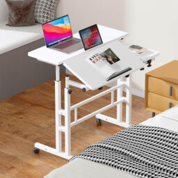 Adjustable Metal Base Computer Desk