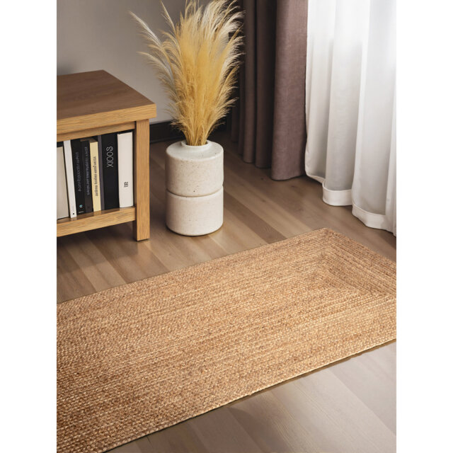Sharmila - Jute Rug by Hanse Home - Natural Rug, 100% Jute, Handwoven Boho for Living Room, Bedroom, Dining Room, Hallway