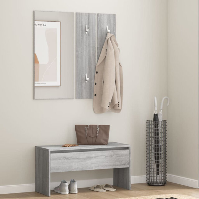 Ivens vidaXL Hallway Furniture Set Engineered Wood