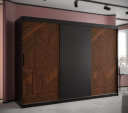 Phineus 3 Door Manufactured Wood Wardrobe