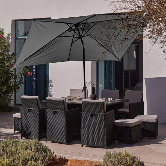 Nellwyn All Weather Wicker/Rattan 10 - Person with Cushions
