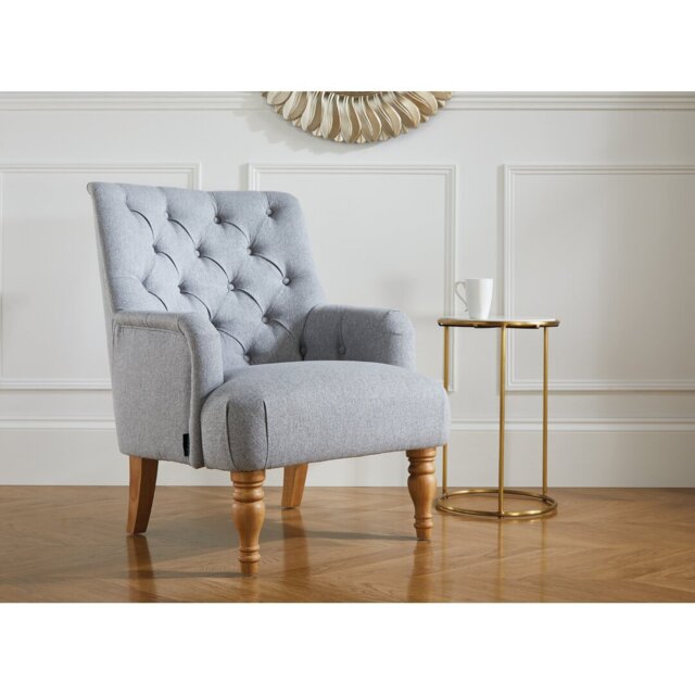 Hegland 73Cm Wide Tufted Polyester Blend Armchair