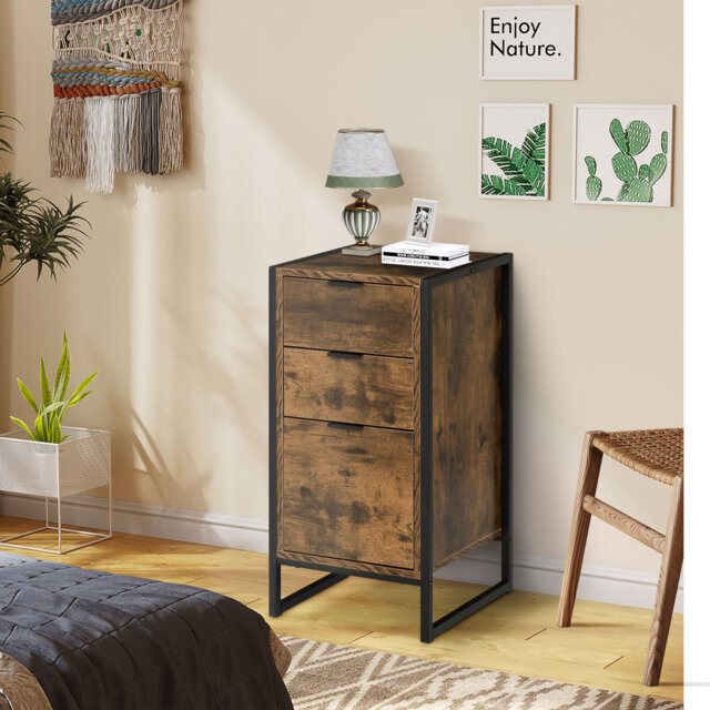 Collegiate 3 Drawer 39Cm W Tallboy Chest