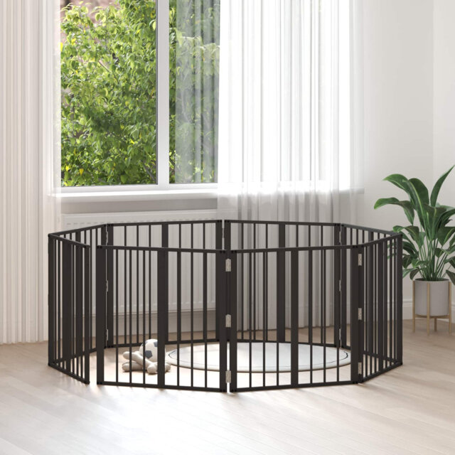 Galvanised Steel Free Standing Pet Gate