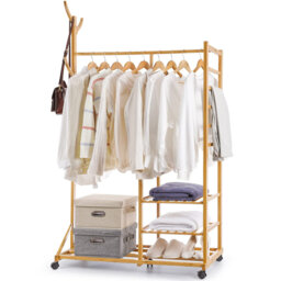 Coren 100cm Rolling Clothing Rack