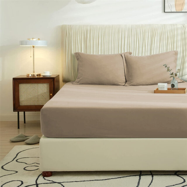 Super Soft Extra Deep Microfiber Brushed Fitted Sheet