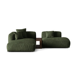 Bedar 2 Seater Velvet Corner Sofa