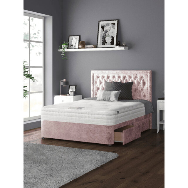 Gallego Upholstered UK Super King - DE 180 X 200 Cm Divan Bed