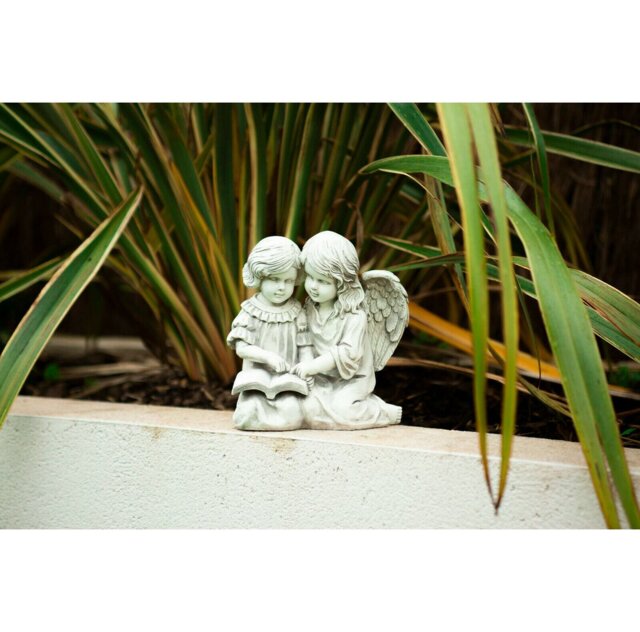 Honoria Angel and Child Garden Ornament