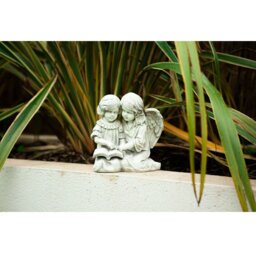 Honoria Angel and Child Garden Ornament