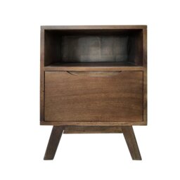 Crowell 1 Drawer Bedside Table