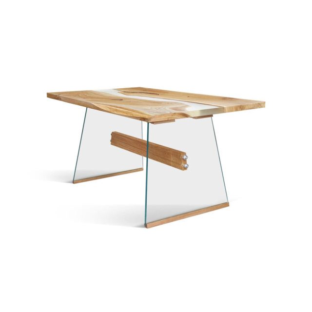 McCurtain Oak Solid Wood Top Dining Table