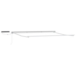 Vidaxl Electric Retractable Awning Frame Steel Outdoor Shade Solution Pergola