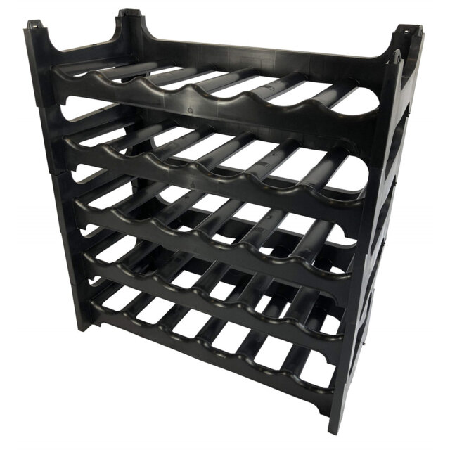 Stacking Wine Rack For 30 Bottles For Wine Soft Drink Champagne And Spirit Bottles