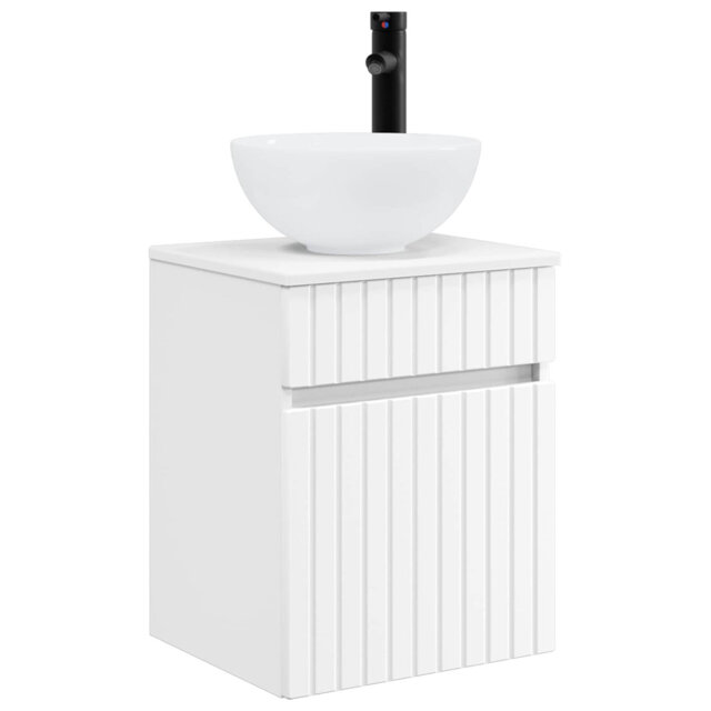 Single Bathroom Vanity with Ceramic Basin