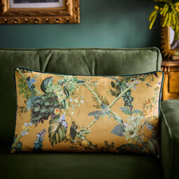 Laurence Llewelyn-Bowen Cotswold Fantasia Dawn Filled Cushion LR Gold