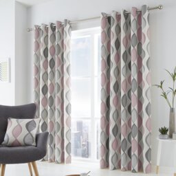 100% Cotton Ready Made Eyelet Curtain