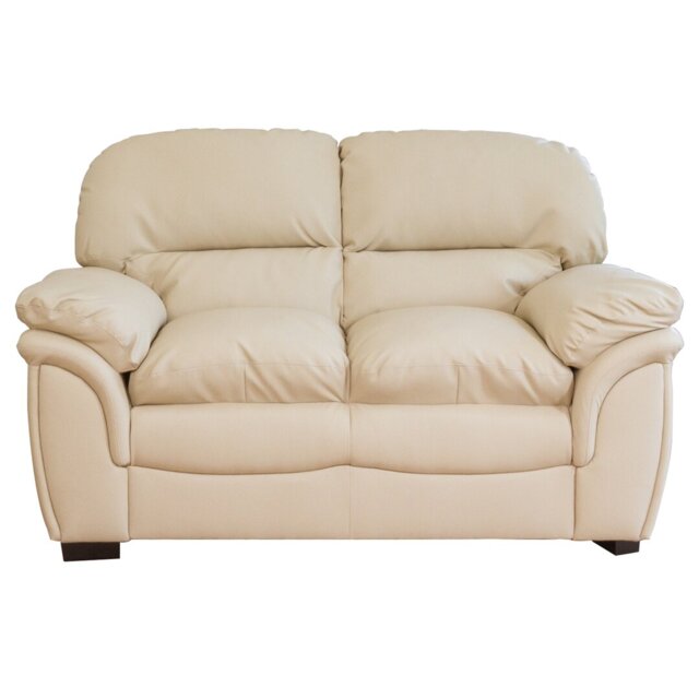 Sarno 2 Seater Faux Leather Loveseat