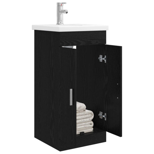 Single Bathroom Vanity with Ceramic Basin