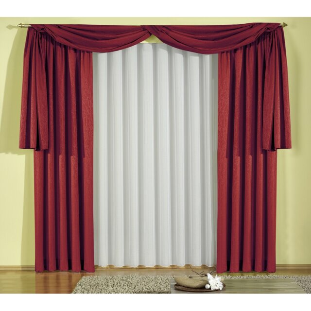 Friedland Synthetic Pencil Pleat Curtain Pair, opaque