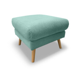 Rock 66Cm Wide Square Footstool Ottoman