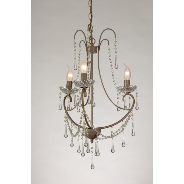 3 - Light Candle Style Chandelier