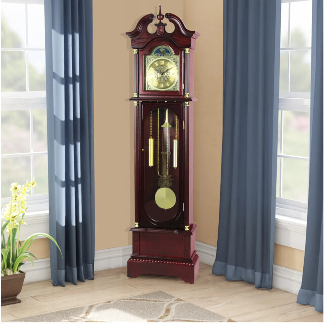 181.9cm Wood Grandfather Clock