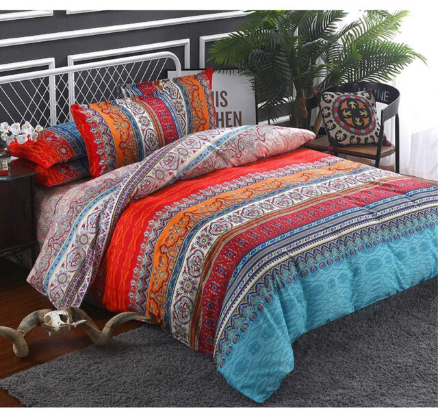 Polyester Floral Duvet Cover
