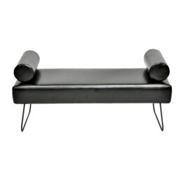 Eco Faux Leather Upholstered Bench