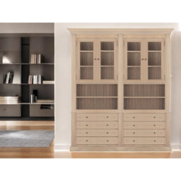 Edier 94.48cm H x 78.74cm W Library Bookcase