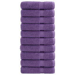Nerte 100% Cotton Bath Towels - Set of 10