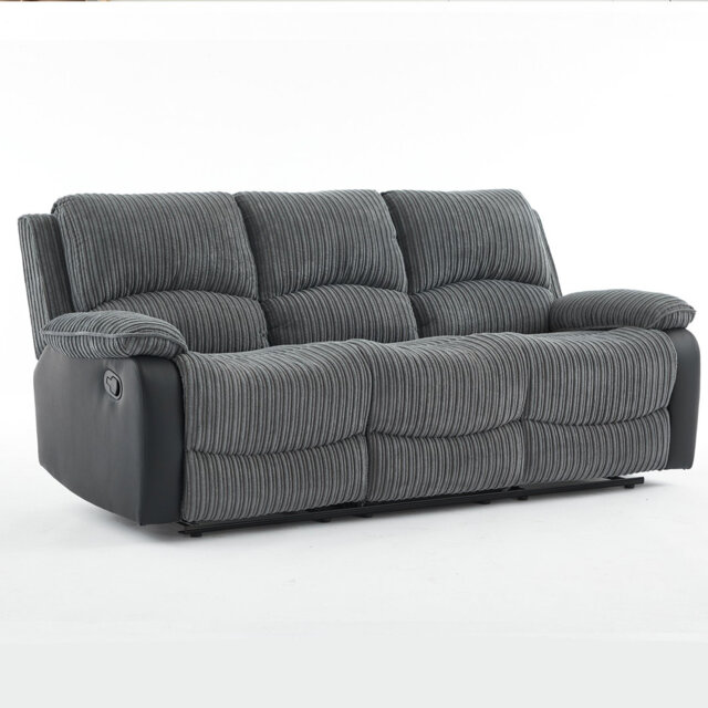 Reclining Sofa Sectional Recliner Plush Corduroy Couches Set Sofa