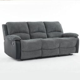 Reclining Sofa Sectional Recliner Plush Corduroy Couches Set Sofa