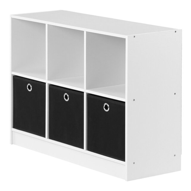 Anjay 59.9cm H x 80.3cm W Cube Bookcase