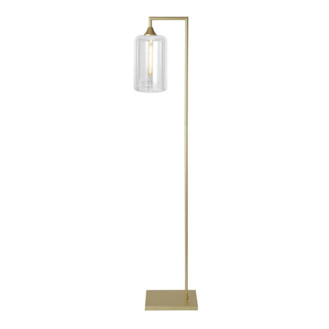 Scadden 135cm Gold Reading Floor Lamp