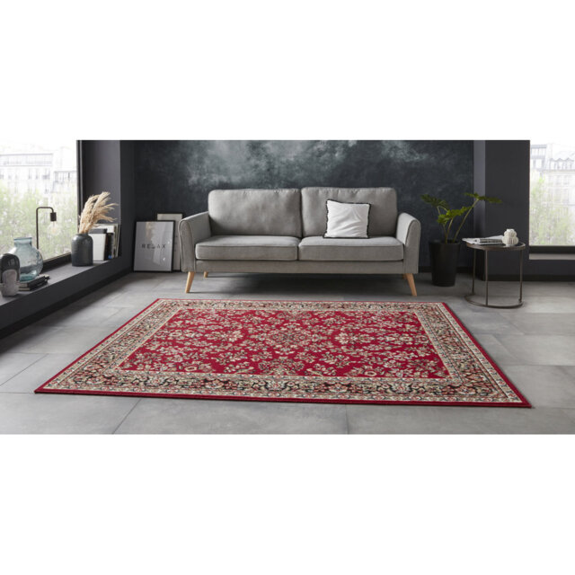 Zabul - Oriental Rug, Oriental, Living Room, Bedroom, Dining Room, Hallway - Red Beige Pink
