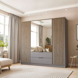 Aberham 4 Door Wardrobe