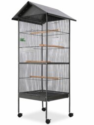Braedon 155cm Steel Pointed Top Floor Bird Cage with Wheels