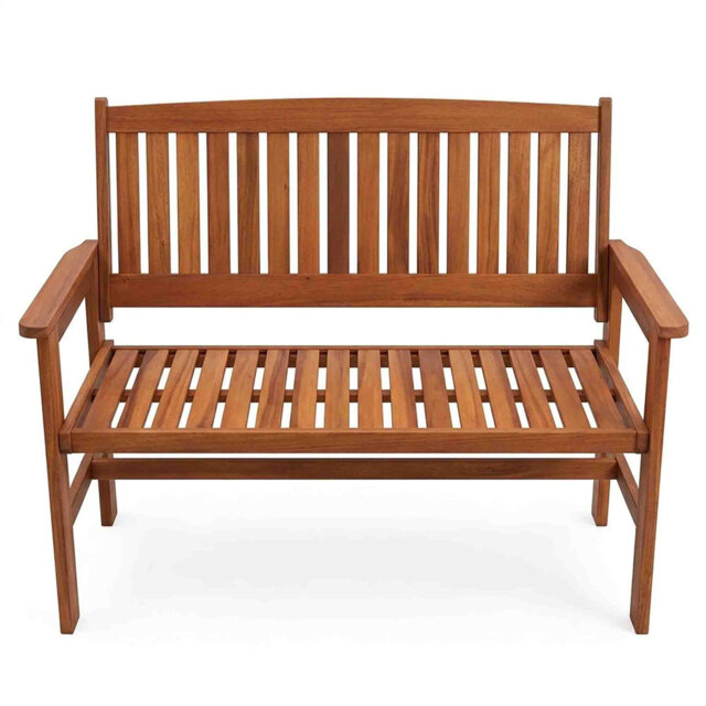 Solid Wood Outdoor Bench
