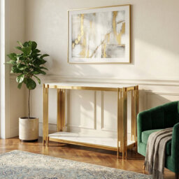 Kya 120cm Stone Top Console Table