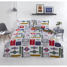 Nguyen TfL London Classic Street Signs Duvet Cover Set